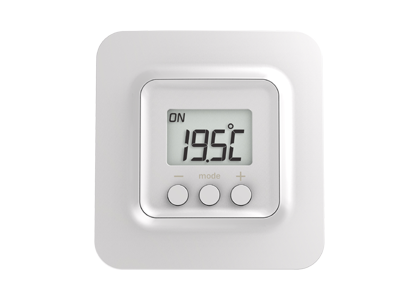 Connected thermostat for electric heating