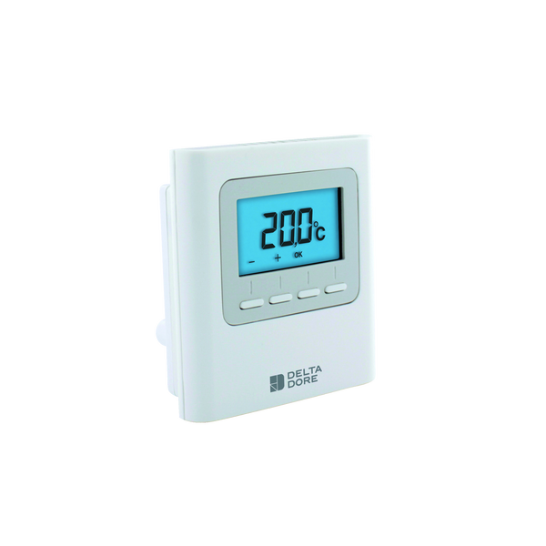 DELTA 8000 TAP BUS THERMOSTAT D'AMBIANCE PROGRAMMABLE FILAIRE DELTA DORE -  6053053 - Vita Habitat