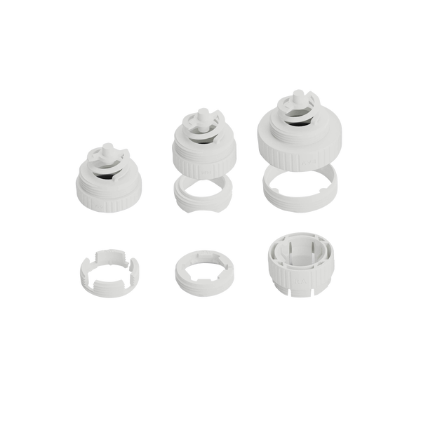 Set of 6 Smart TRV adapters