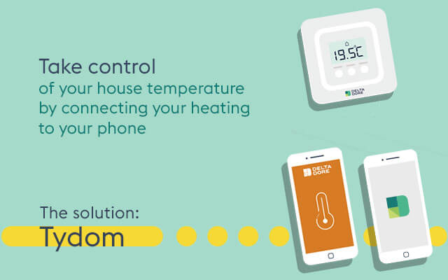 Connected heating: manage your home from your phone - Delta Dore