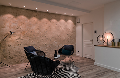 Lighting dimmer in a home