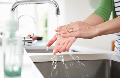 Switch off the hot water system